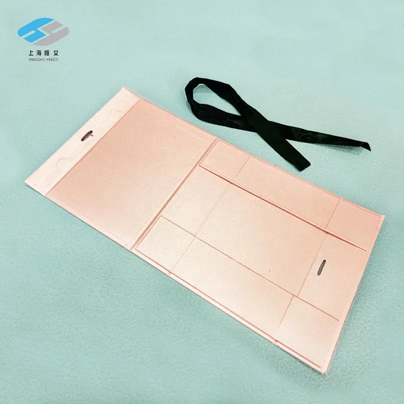 Collapsible Customize Logo Gift Box with Magnetic Closure Paper Wholesale Champagne Incense Packaging Gift Box with Ribbon