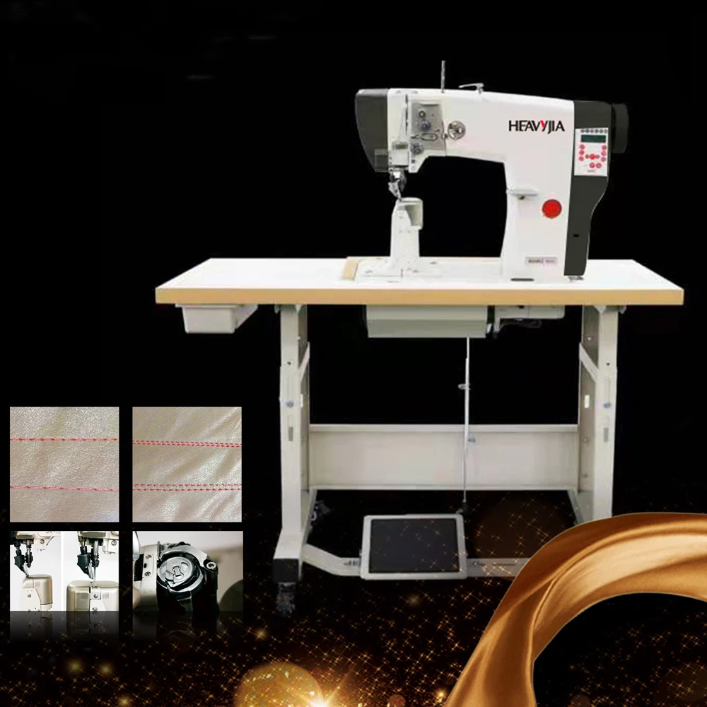 Double Needle Heavy Duty Post Bed Walking Foot Shoe Electric Industry Sewing Machine Price