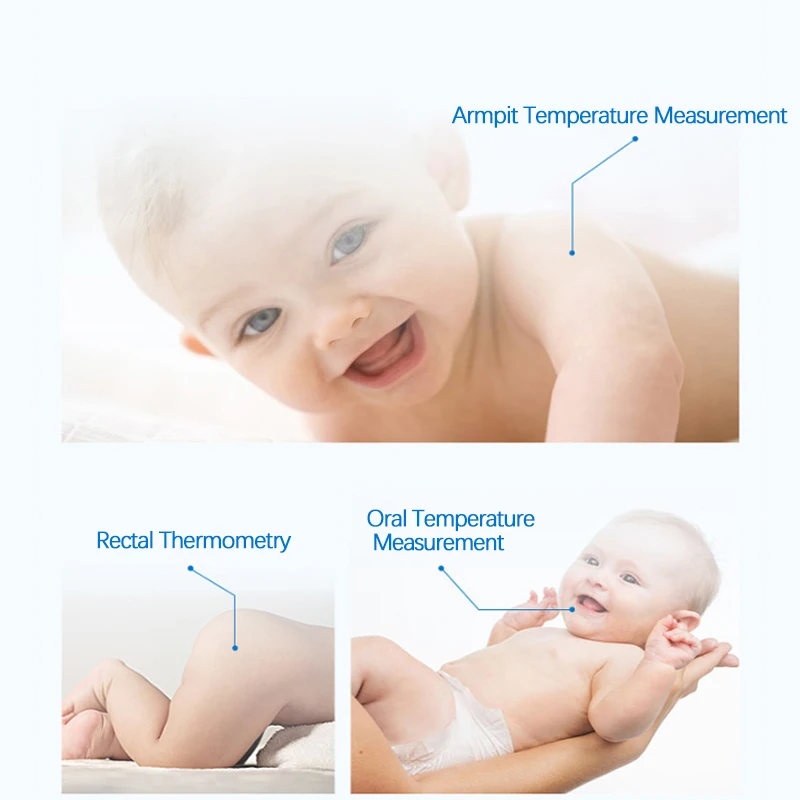 Hospital oral  thermometer price for home use flexible liquid crystal clinical electronic digital thermometer