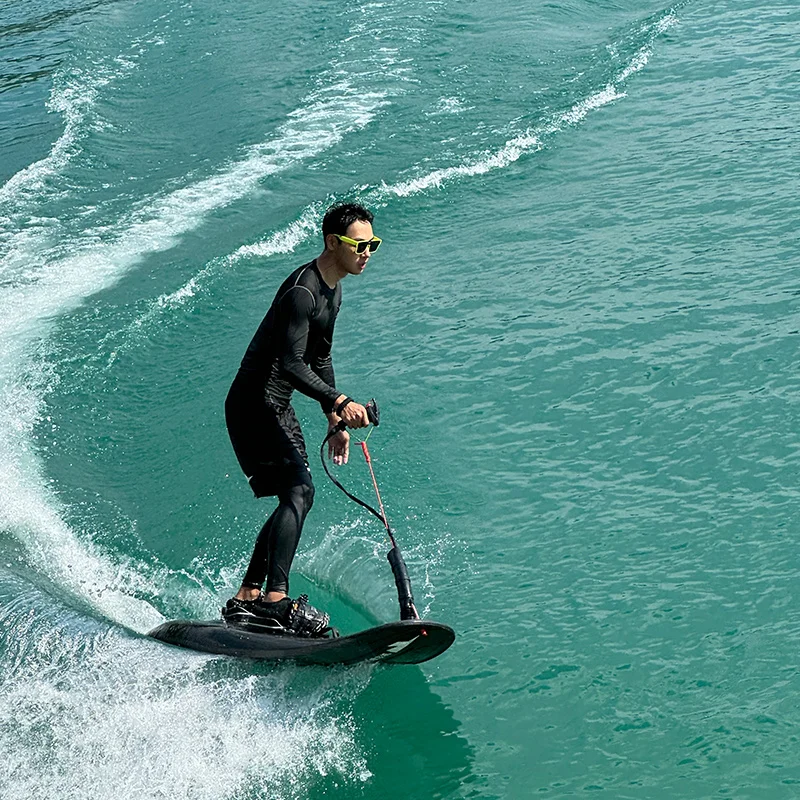 RUSH WAVE Professional High-speed Electric Power Surfboard Intelligent Standing Jet Motorboat Speed-up Pedal Water Craft