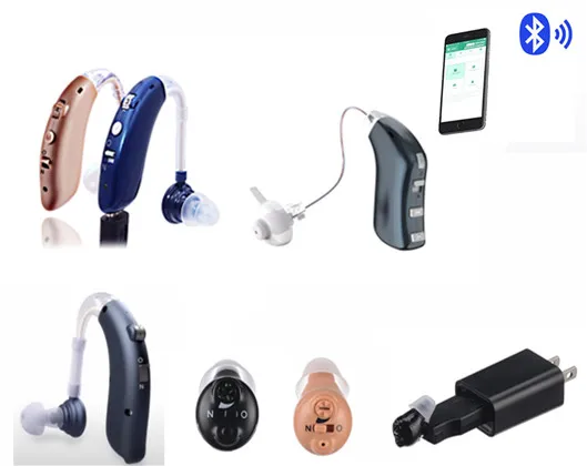 G20 BTE слуха усилитель звука глухая помощь производитель перезаряжаемые беспроводные Bluetooth цифровые слуховые аппараты