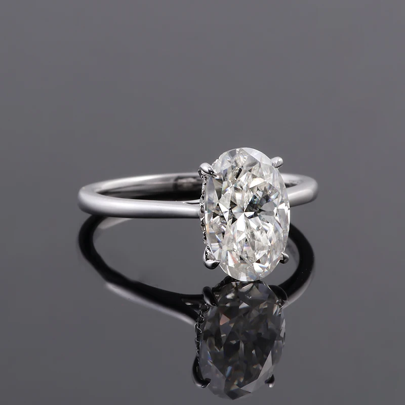 Lady perfect ring jewelry women 14 k gold moissanite diamond ring gold fashion ring gift