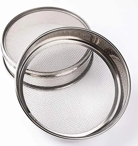8in (203mm) Stainless Steel Frame Wire Mesh Cloth Testing Sieves