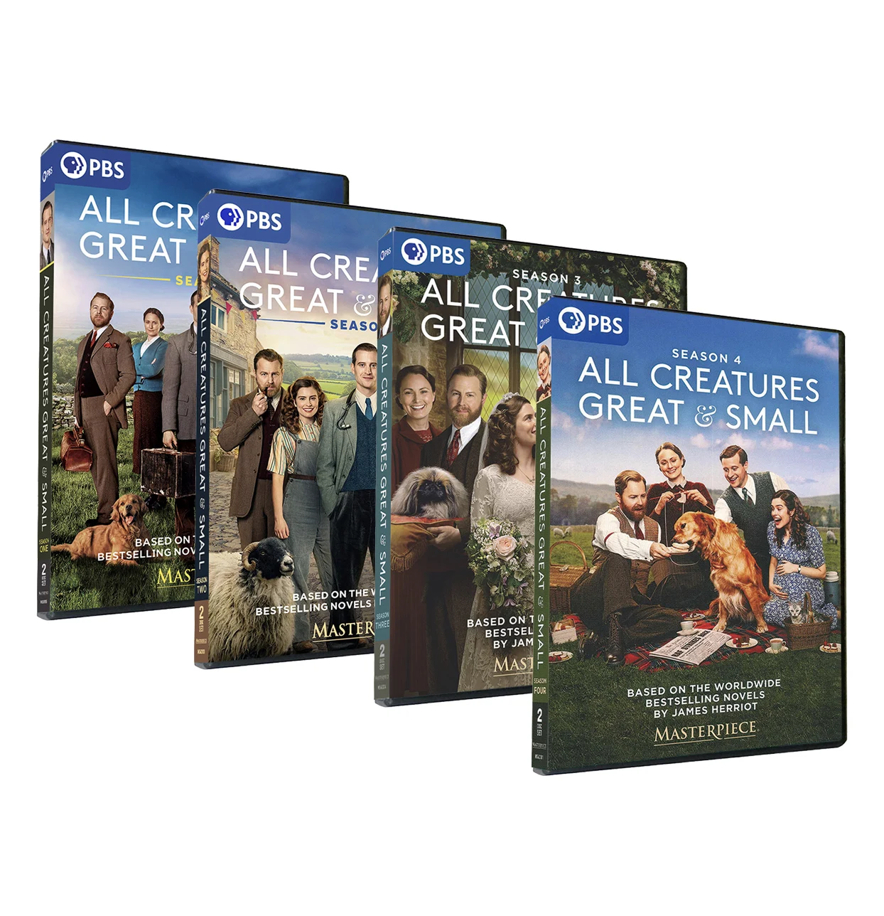 All Creatures Great and Small 1-4 Customized Latest DVD Movies TV Series  Cartoon CD Blue-ray Region 1/Region 2 DVD Products