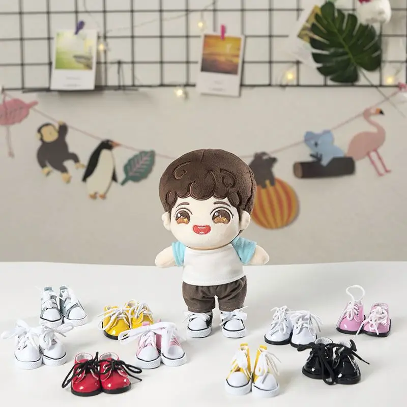 Charming Kpop Plush Idol Doll Korean Pop Star Football Star Movie Star Doll Hat Clothes Shoes Dressing Accessories