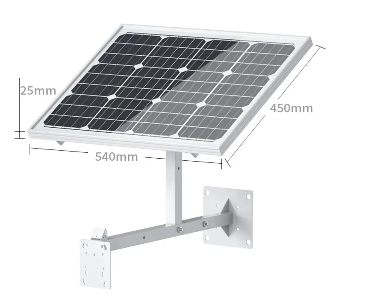 40W 40AH Lithium solar power electricity generation monitoring