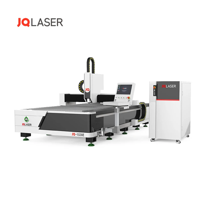 JQLASER 1530E 1000-3000w 1.5*3m Worktable Fast processing Economic type Fiber Laser Metal Sheet Cutting Machine