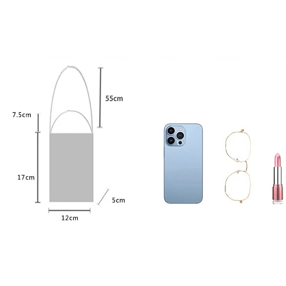 Trending Products 2024 New Arrivals Custom Graphic Animal Girls Mini Phone Handbags Shoulder Hand Knitted Bags