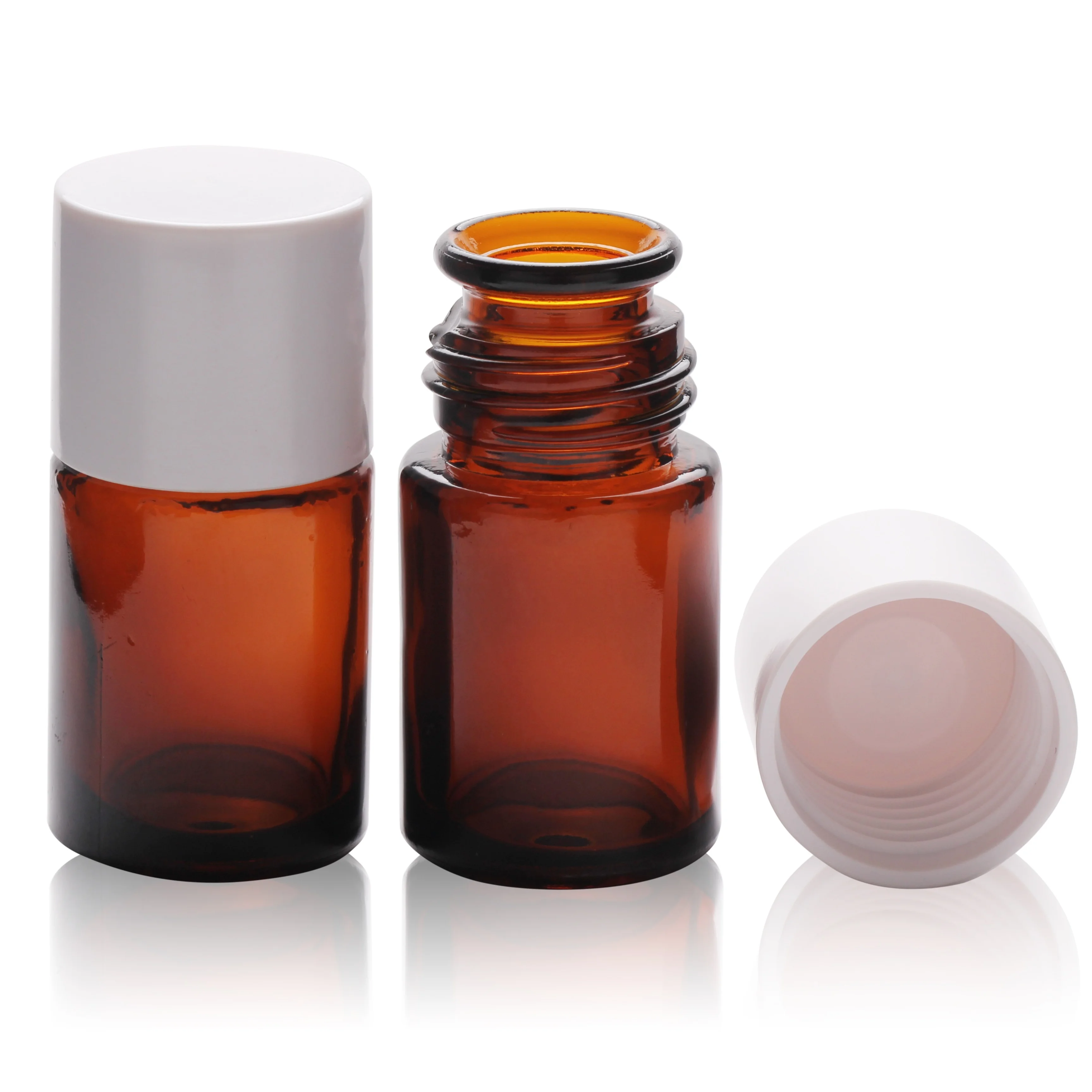 
 Флакон с реагентом из янтарного стекла объемом 30 мл с резьбой GL45 и закручивающейся крышкой для лаборатории и сыворотки  