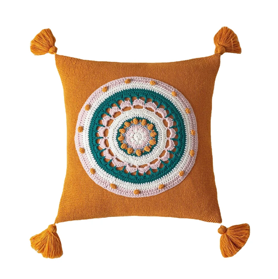 Daisy Flower Floor Pillow For Home Decorative Seating Cushion Velvet Plush Stuffed Toy For a Reading  Bed Room or Watching TV