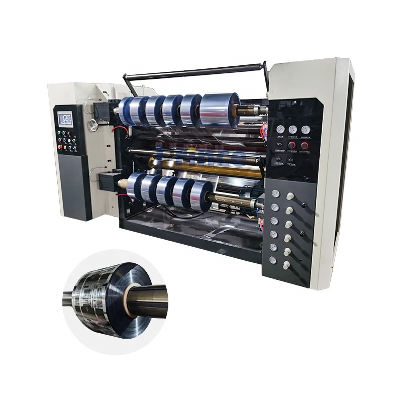 Высокоскоростная машина для продольной резки и перемотки пленки из полипропиленовой пленки, клейкая лента для жевательной резинки, вертикальная машина для продольной резки