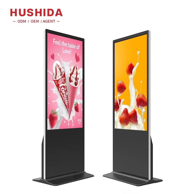 43 дюймов алюминиевый дешевый сенсорный экран ультра тонкий ЖК-digital signage аудио плеер digital