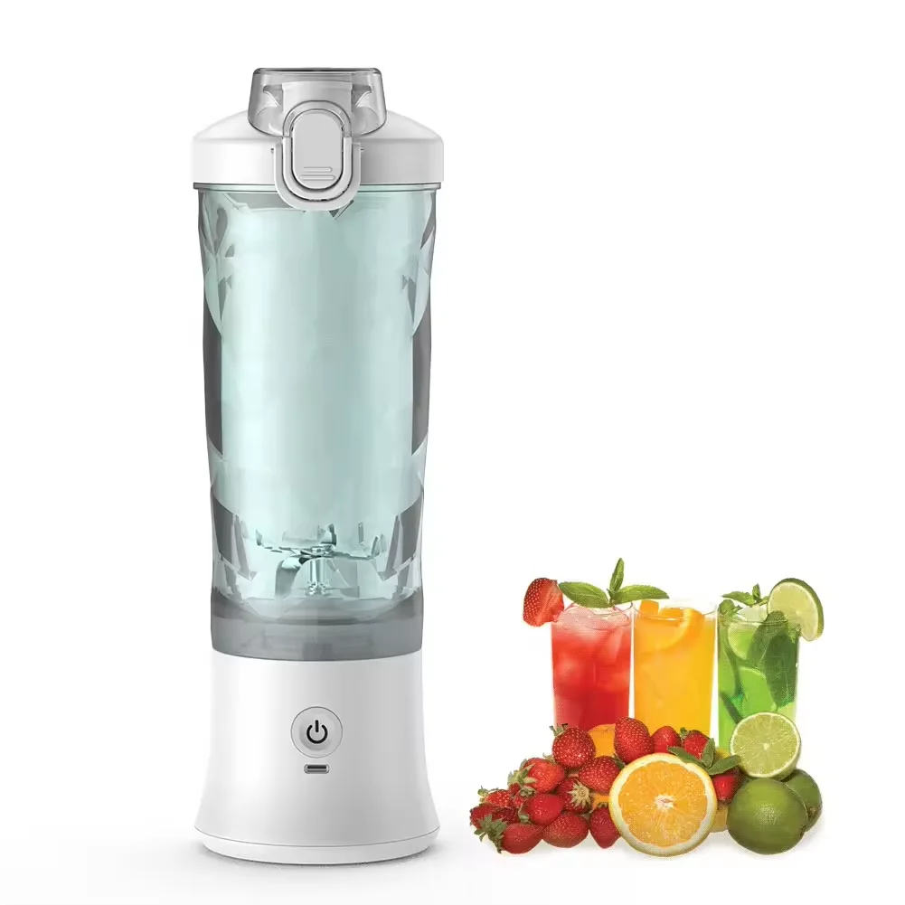 600ML protein shaker electric Rechargeable Waterproof Hand Blender Powder Blender Machine Portable USB Blender With Drink Lid