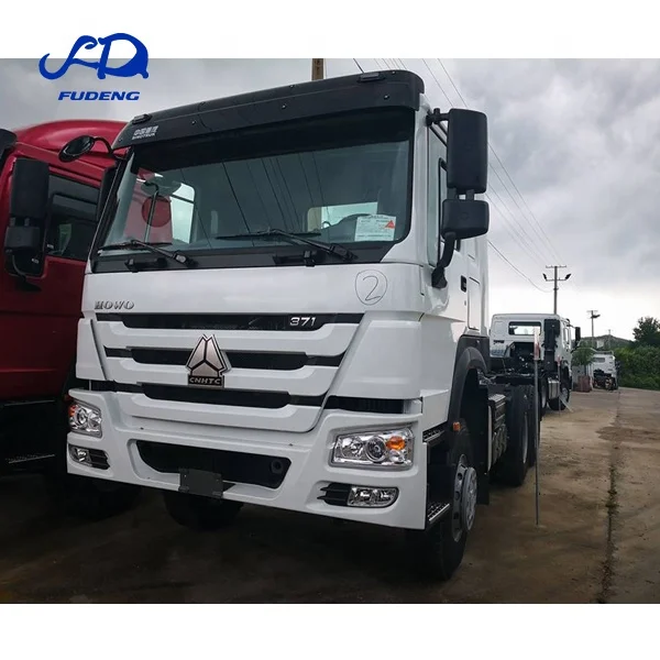 Sinotuck howoa7 horse truck 371 420hp 6x4 heavy duty for Africa road tractor truck for sale