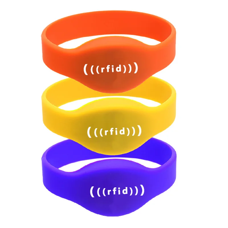 125Khz RFID Bracelet, IP68 Waterproof Silicone ID Card RFID Wristband