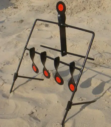 Shooting targets Walking steel targets for practice HT-ST15 air gun shooting target auto resetting