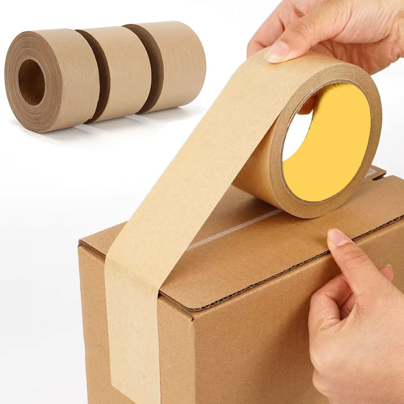 Eco Friendly Paper Roll Tape Custom Paper Tape With Logo