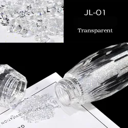1 Bottle Mix Crystal Tiny Glass Caviar Beads Nail Art Decorations 3D Micro Elf Bead Glitter Rhinestones for Nails Beauty