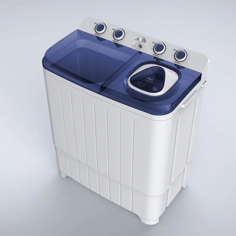 7KG Portable Laundry Washer Twin Tub Semi-Automatic Auto Matic Washing Machine