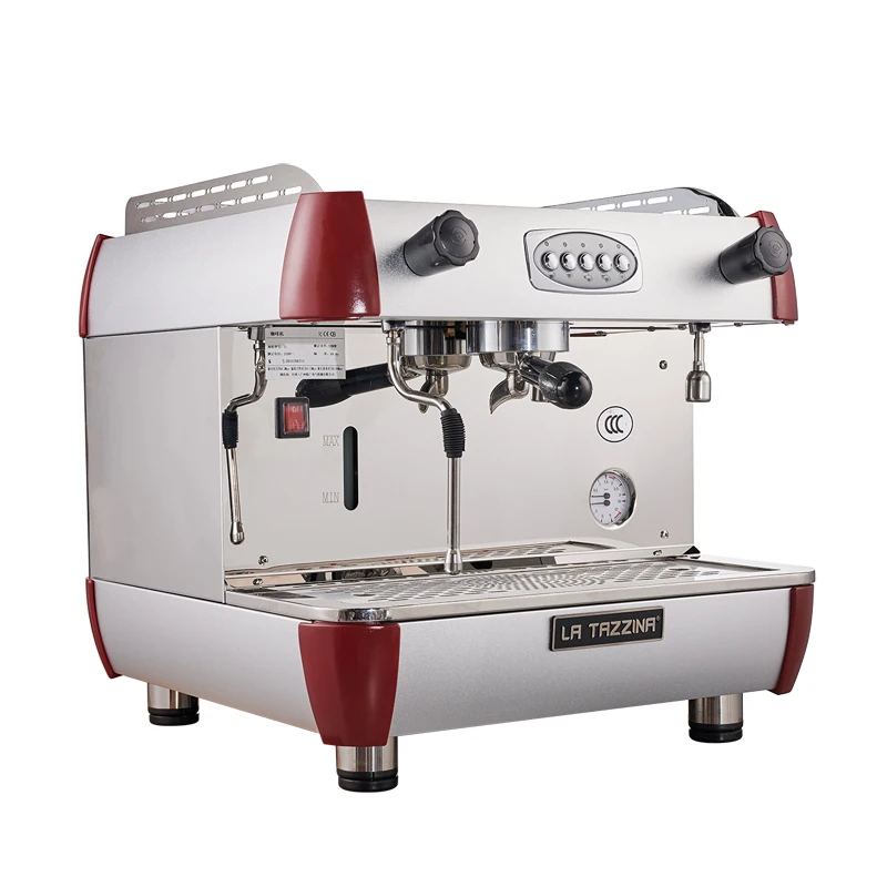 LA TAZZINA Single Group Coffee Machine 6.6L Food Grade Stainless Steel Boiler For Restaurant/Cafe