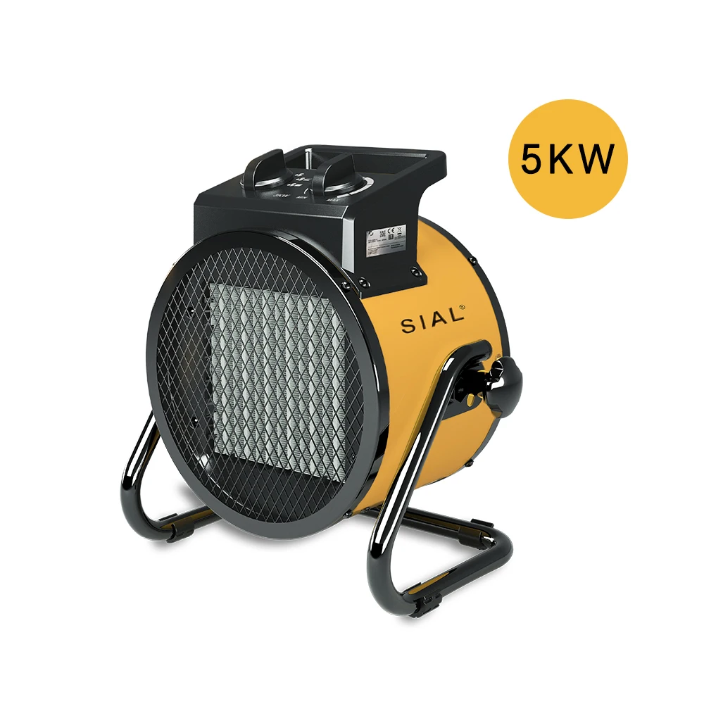 
Промышленный Портативный нагревательный элемент, электрический вентилятор PTC, керамический нагреватель, 5 кВт 