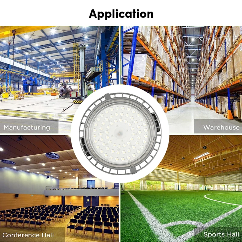 New Product Aluminum Housing Ip65 Waterproof 100W 150W 200W 240W 320W Smd Led High Bay Light