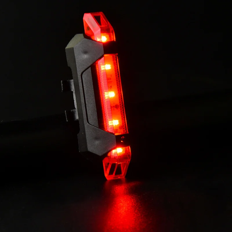 Headlight Rechargeable Night Rider Flashlight Horn Accessories Cycling Equipment