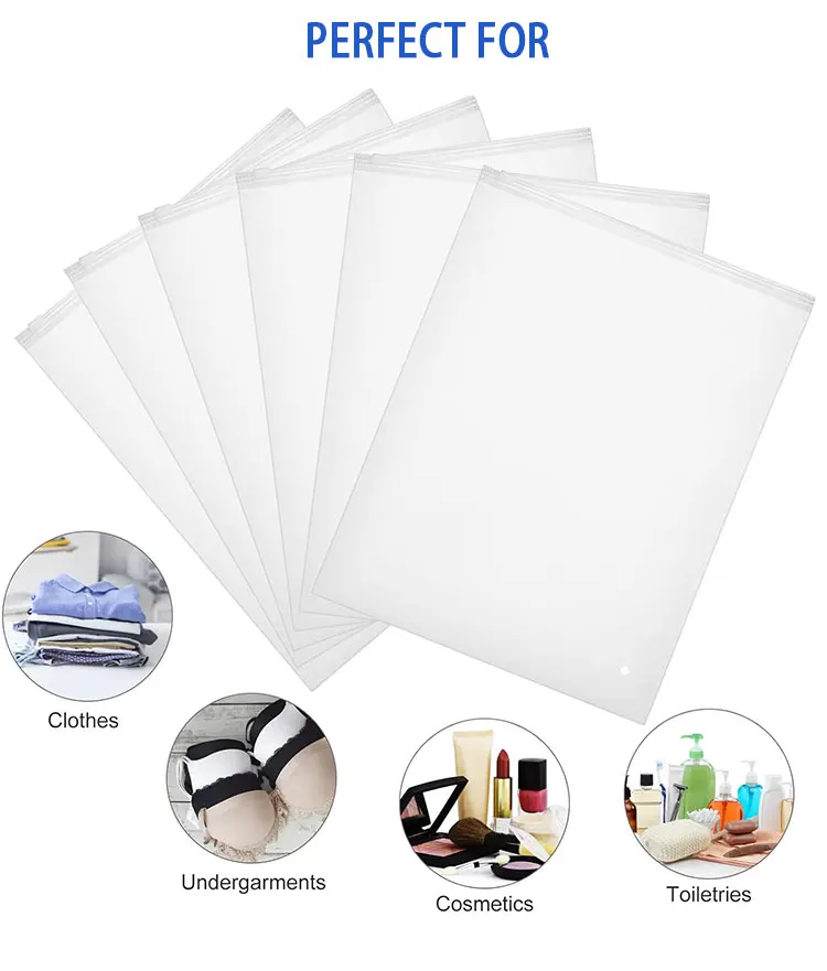 zip lock plastic bags 5kg