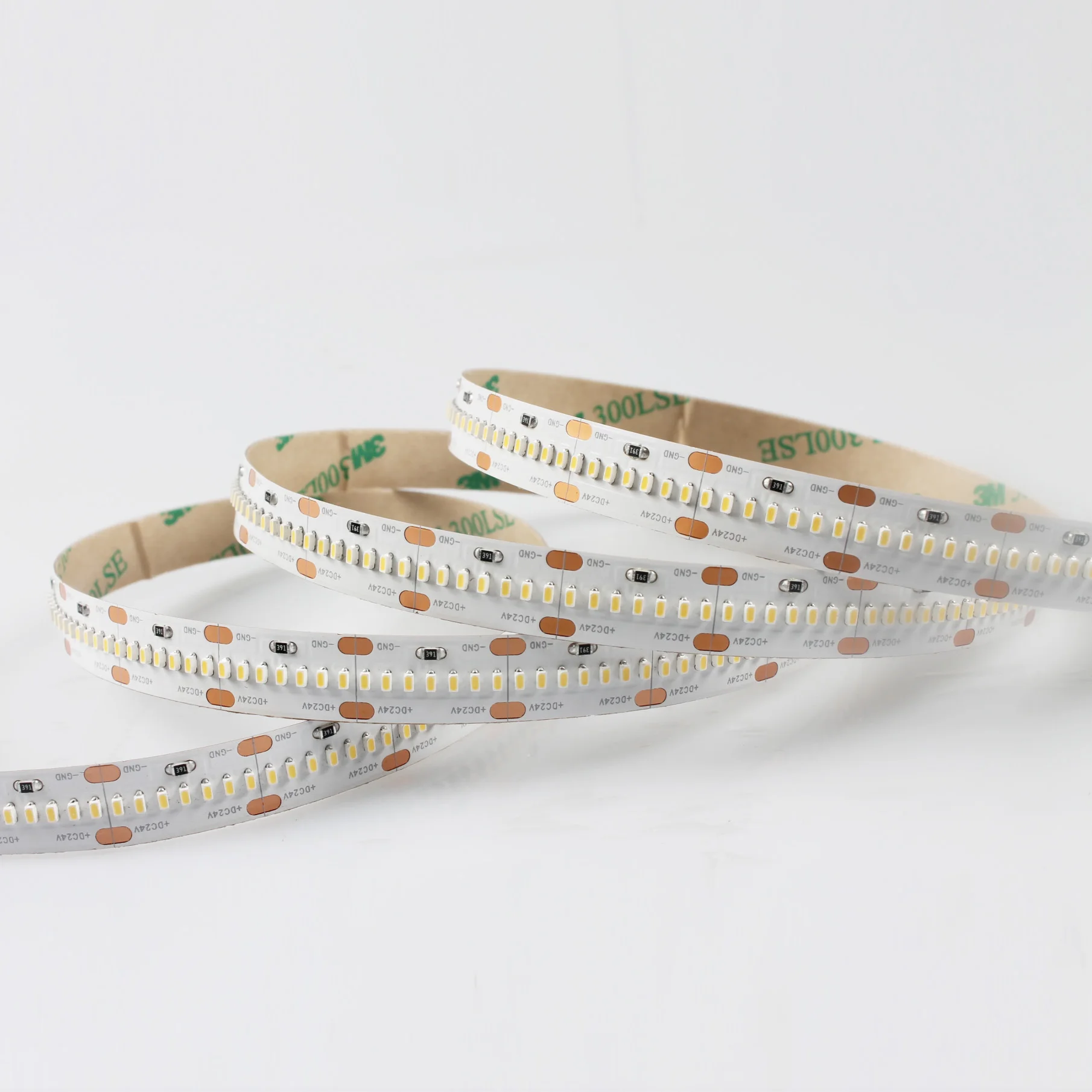 Ultra Thin High Efficiency Warm White DC 24V SMD 2110 High CRI 90 95 98 Ra LED Strip