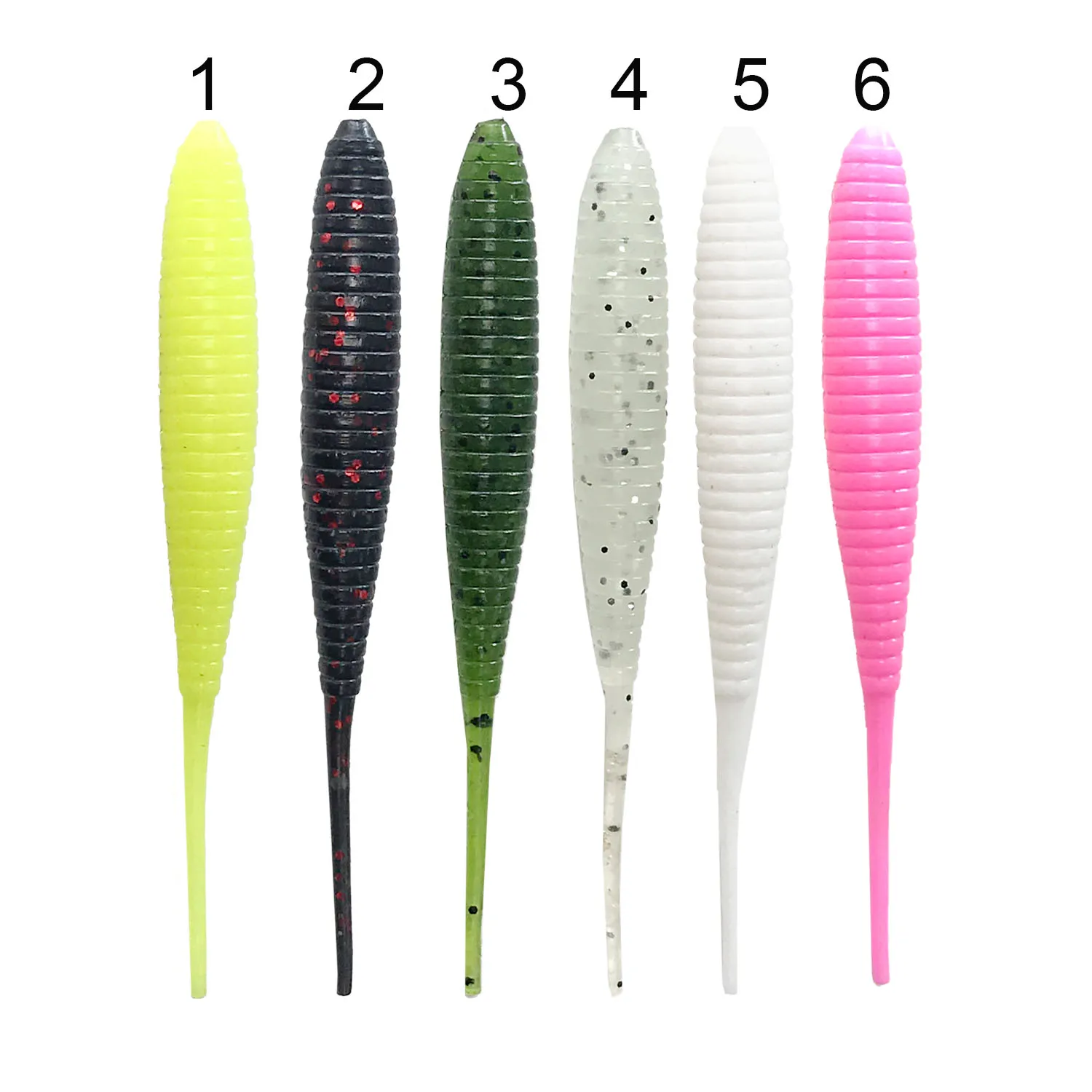 Soft bait artificial lures 10cm 5.5g Fishing Lure Soft lure for korea Single Tail soft plastic worm sea bass fishing bait