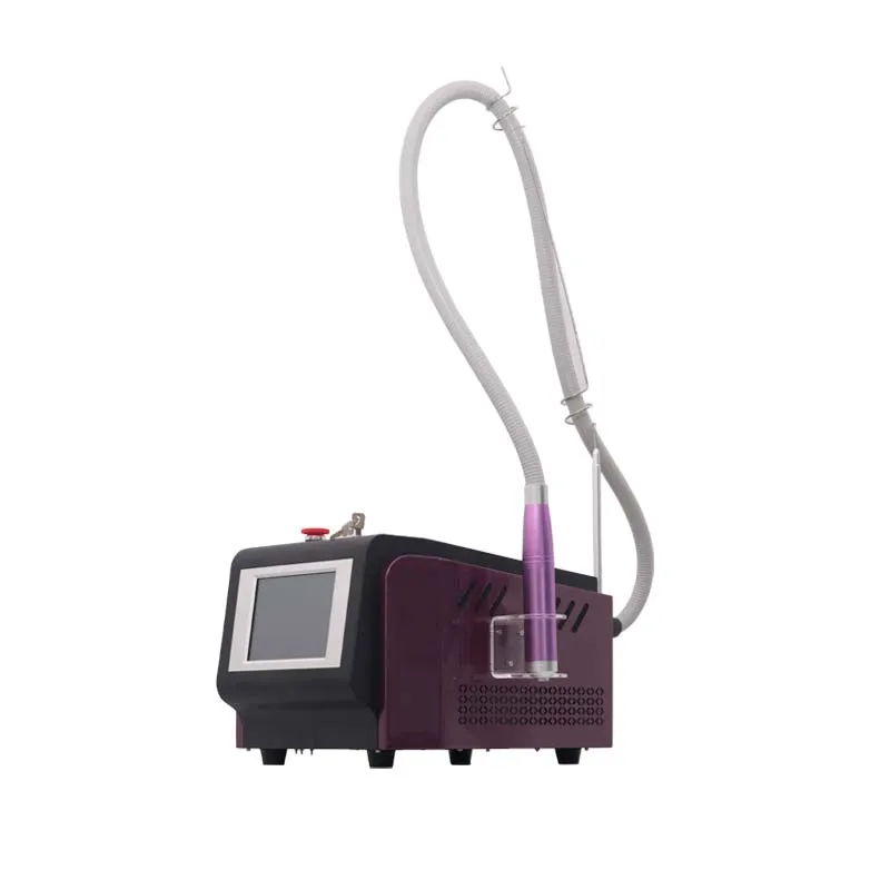 Portable Picosecond nd yag laser tattoo removal machine with 755nm 1064nm 532nm 1320nm treatment tips for beauty salon