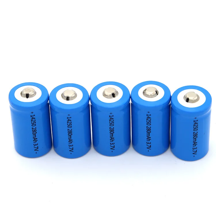 NCM 14250 3.7V 280mAH Cylindrical Rechargeable Lithium ion Battery Cells
