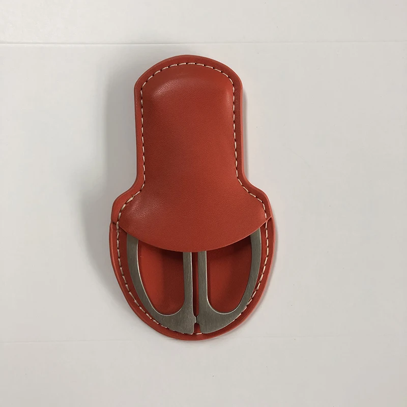 JIFENG JF-J55/57/70 cigar scissors protection cover leather pouch for cigar cutter carry usage