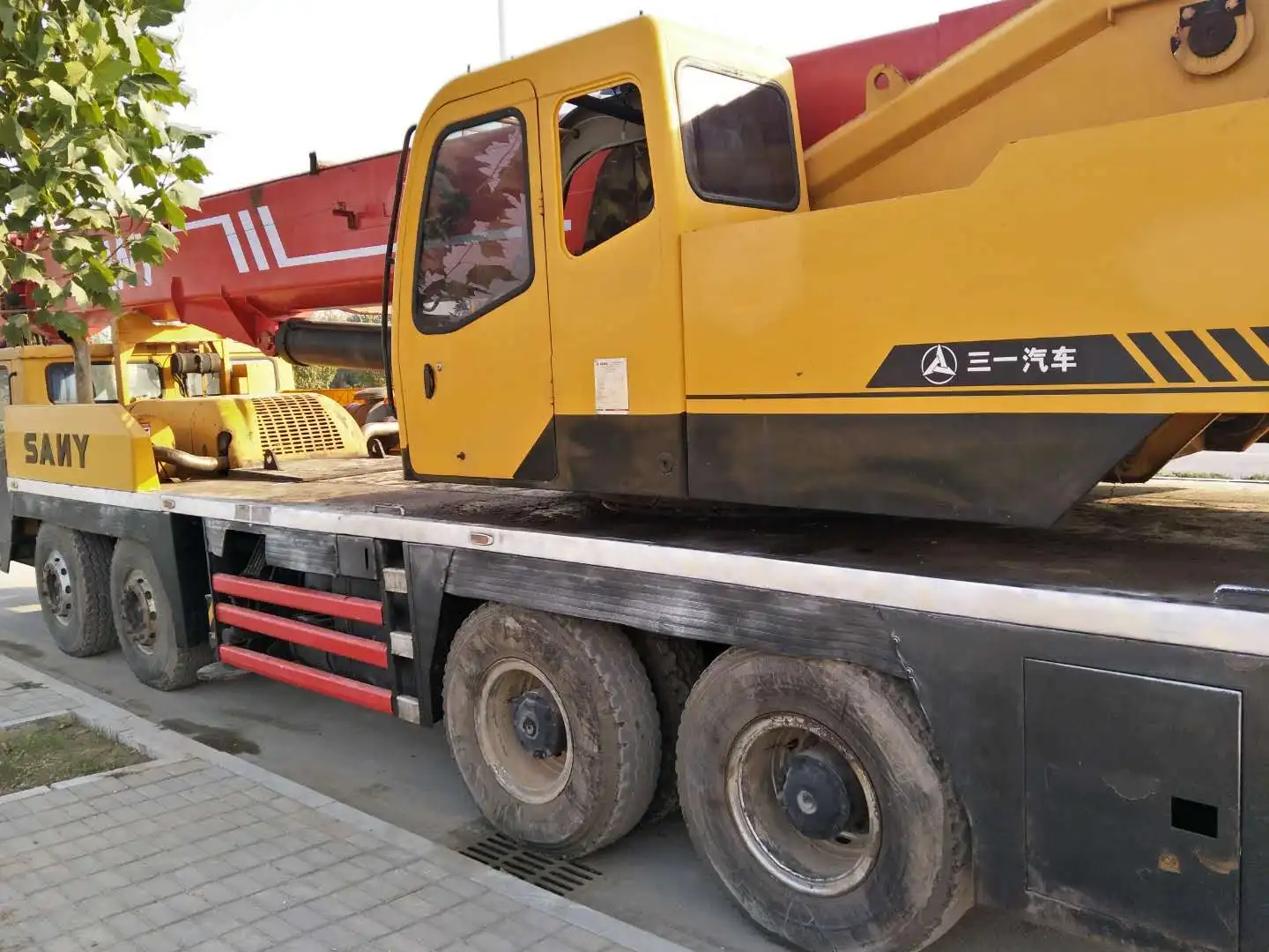 Used in a good condition Original China Sany 50t truck crane,Used 50 ton Sany STC500 truck crane for sale