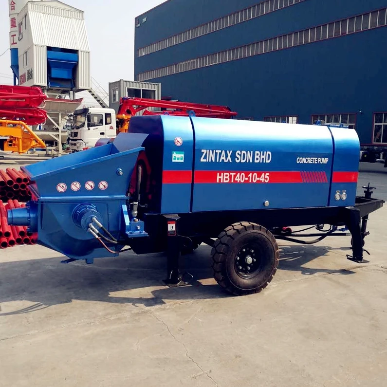 JIUHE XBS40 Electric Mini Trailer Concrete Pump Small Concrete Pump for Sale