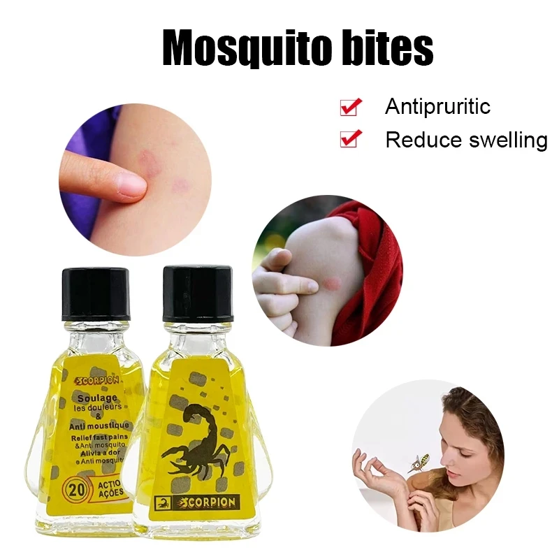 3ml Scorpion Oil Relieves Colds Wind Oil Body Health Care Medical Plaster Scorpion