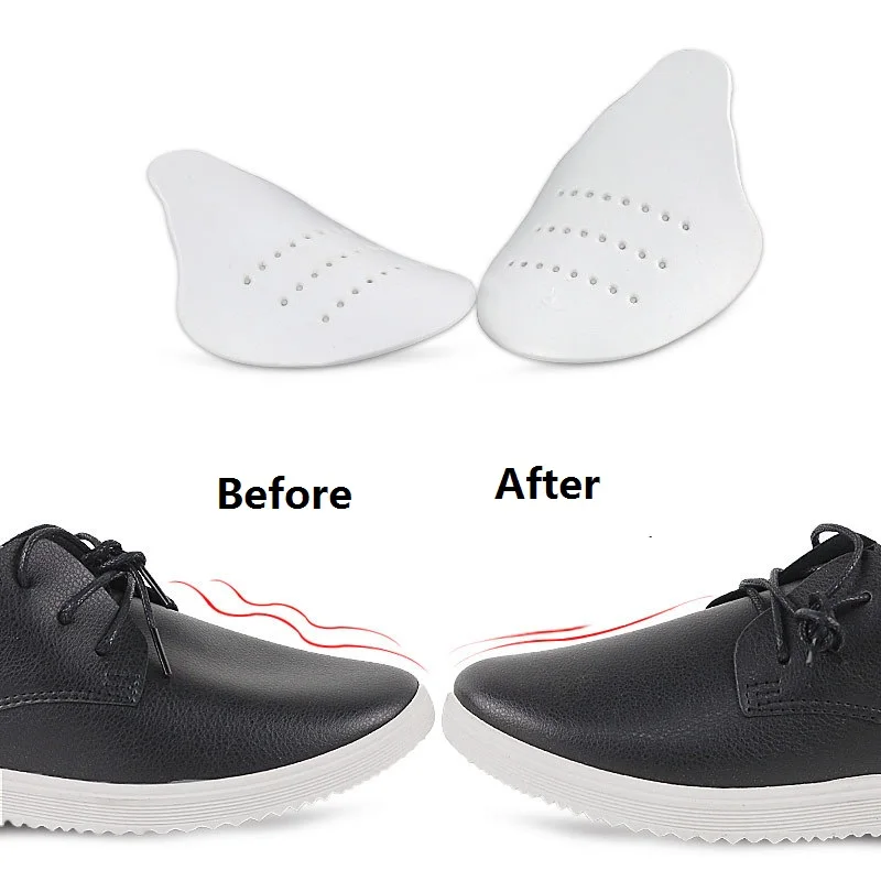 Comfortable Plastic Shoe shields White Color EVA Foam Crease Protectors For Sneakers