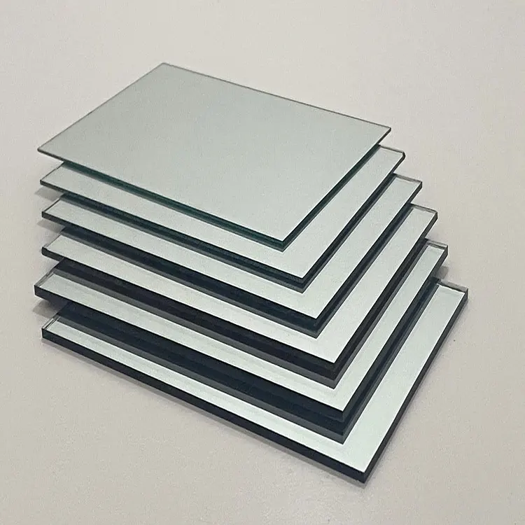 High Quality Custom size 1.2mm 1.3mm 1.5mm 1.8mm Thickness Frameless Aluminum Coating Mirror For Interior