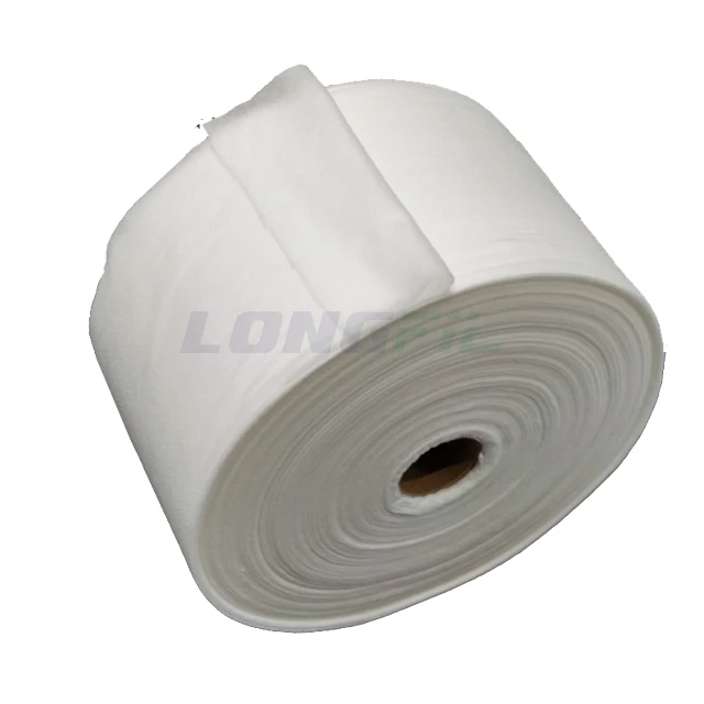 Electrostatic Needle-punched Filter Media Electret Media Tribo Charged Electrostatic Air Filter Media Needlepunch Air Filtration