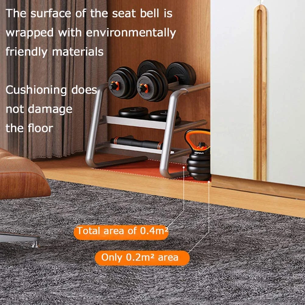 4 Modes dumbbell set 33Lb 44Lb 66Lb 6-in-1 Multi functional Adjustable Barbell Kettlebell dumbbell