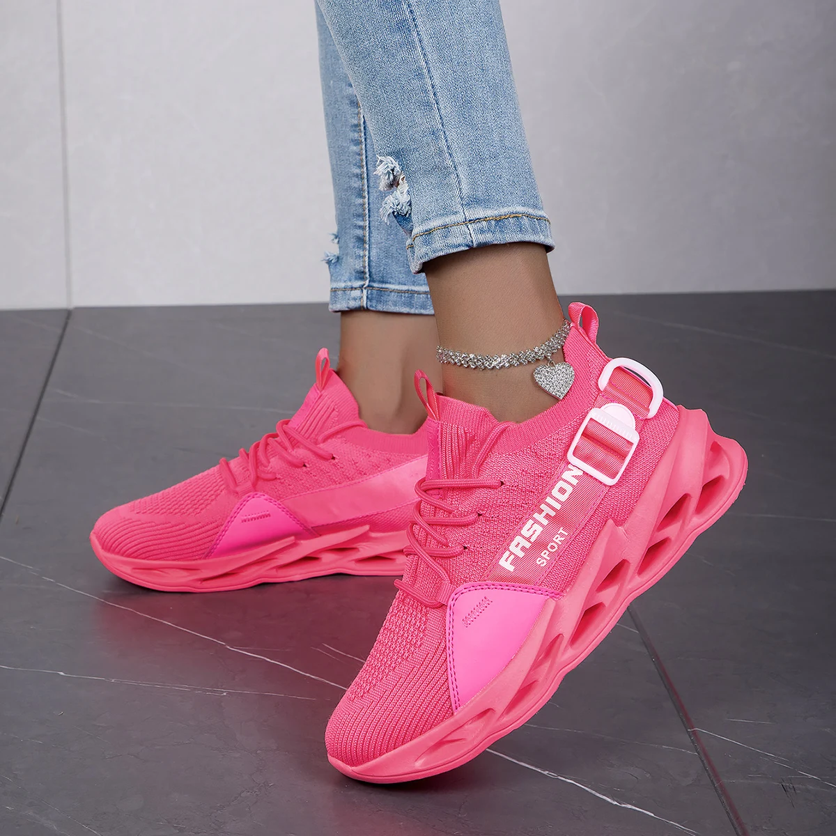 Women Sneakers 2024 Platform Shoes for Women Casual Shoes Lace-Up Breathable Light Woman Running Walking Sport Shoes Tenis