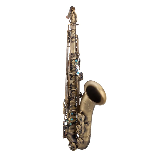 High quality hand-carved black tenor saxophone