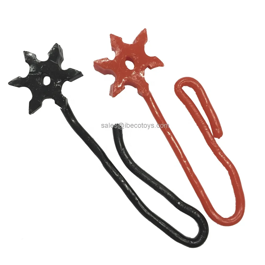 Резиновая эластичная липкая игрушка в виде звезд ниндзя для капсульных яиц