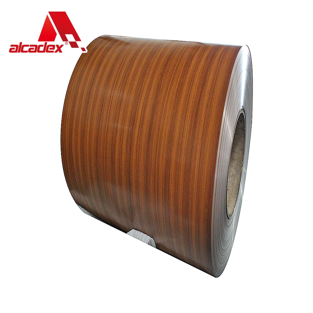 Деревянная алюминиевая катушка для PVDF FEVE готовая композитная панель B1A2 огнестойкие ACP листы