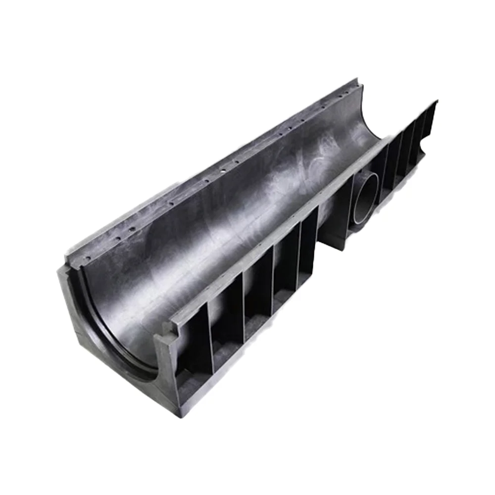 Whole price HDPE Drainage channel Plastic Pre-Galvanised U Shape Drain U Drain Drainage Channel for bathroom and garden