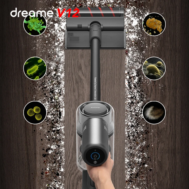Пылесос Dreame V12 для сухой и влажной уборки 27000