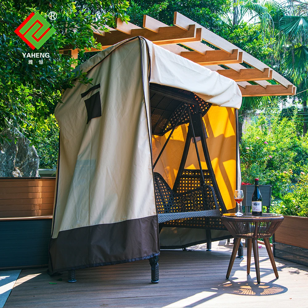 Custom outdoor glider garden cover provide water proof custom design  suppliers hot sale out door furniture cover