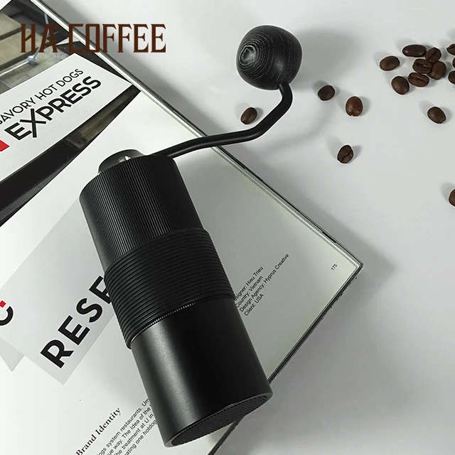 Steel Corn Burr Wholesale Cafe Coffee Tools  Hand Adjustable Stainless Steel New Coffee Bean With Case Manual Coffee Grinder