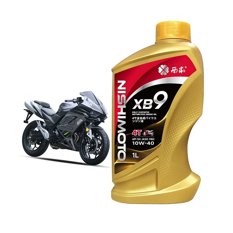 China Factory Direct Sale NISHIMOTO Lubricating Oil API SN JASO MB2 Synthetic Motorcycle Motor Oil 10W-40