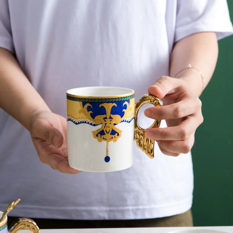 Angel Wing Mugs Porcelain Tableware Decorations Ceramic Western Food Plates Coffee Cups Dessert Plate